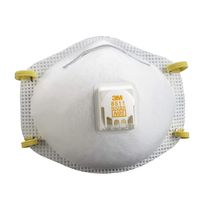 3M 8511 Respirator, N95, Cool Flow Valve (10-Pack)