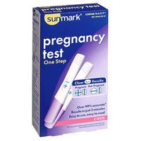 Sunmark One Step Pregnancy Test, 2 each by Sunmark (Pack of 2)