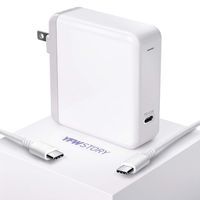 USB C Charger for MacBook Pro, MacBook Pro 13 in Late 2016, MacBook Air USB C, iPad Pro 2018, iPhone 11 Pro/Max, Sam. S8/9/10/Note10 and More, 61W Power Delivery PD Fast Charger, w/ 6.6ft.C-C Cable