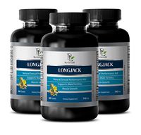 Weight Loss and Energy Pills - LONGJACK 745MG - Premium Advanced Formula - L-arginine Best - 3 Bottle (180 Capsules)