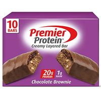Premier Protein 20g Protein bar, Chocolate Brownie, 2.08 Oz, (10Count)