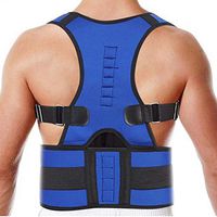Lzour Corrector Belt, Adjustable Posture Brace Support for Adult Men and Teenagers Back,Relieves Upper Back & Shoulders Pain, Corrects Slouching,L