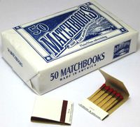 1000 Plain White Matches Matchbooks for Wedding Etc Wholesale Made in America