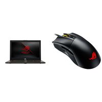 ROG Zephyrus M GM501 15.6" Slim Gaming Laptop, 144Hz IPS-Type G-SYNC Panel, GTX 1070 8GB, Intel Core i7-8750H, 256GB PCIe SSD + 1TB SSHD, 16GB DDR4 2666MHz + Wired RGB Gaming Mouse Bundle