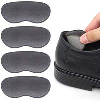 Dr. Foot's Heel Grips for Women and Men, Self-Adhesive Heel Cushion Inserts Prevent Heel Slipping, Improve Shoes Too Big, Rubbing, Blisters, Foot Pain (Grey)