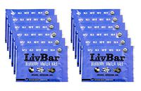 LivBar - Blueberry Vanilla Kale Organic Superfood Bar - USDA Certified - Non-GMO - Gluten, Peanut, Soy, and Dairy Free Protein Snack Bars with Compostable Wrapper - 12 Pack