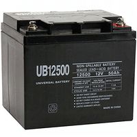 Universal Power Group UB12500 12V 50Ah Internal Thread Battery for SIMPLEX Alarm 2081-9298