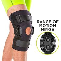 BraceAbility Torn Meniscus ROM Knee Brace | Hinged Post Surgery Support with Flexion/Extension Control for Hyperextension & Locking Treatment, Ligament (PCL/ACL) Tears, Osteoarthritis (XL)