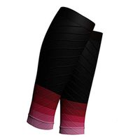 Sinfu 1 Pairs Socks For Women Men Compression Recovery Calf Sleeves Shin Splint Leg Sleeves Sports Socks (One Size, Red)