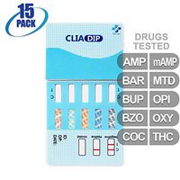 MiCare [15pk] - 10-Panel Urine Drug Test Card (AMP/BAR/BUP/BZO/COC/mAMP/MTD/OPI/OXY/THC) #MI-WDOA-9104