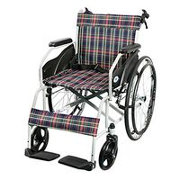 Wheelchair Medical Equipment Aluminium Folding with Rear Storage Bag, Double Brake Design, Load Capacity 100kg, Folding Size 908530cm,Suitable for Elderly and People in Need W
