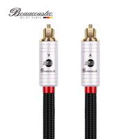 JIB Boaacoustic HiFi Fiber Optical Audio Cable, Toslink Cable Male to Male (S/PDIF) - 6.5ft/2M