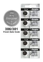 100X Energizer 386/301 Battery Silver Oxide Watch Button High-Drain 1.55V SR43SW
