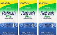 llergan Refresh Plus Lubricant Eye Drops Single ooCAPe, Use Vials - 300 ct