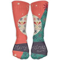 Merry Christmas Tree Classics Personalized Socks Sport Athletic Stockings 30cm Long Sock For Men Women