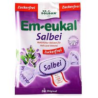 4x Em-eukal Salbei zuckerfrei (suger free), 75 g (German Import)