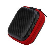 Orcbee_for Apple Airpods Earphones Case Box Size Holder Hard Shell EVA Carrying (Red)