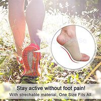 MOXIN Compression Arch Support Sleeves (2 Pair), Foot Relief Cushions, Comfort Gel Pad, Best Plantar Fasciitis Support Brace for Men & Women