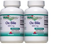 Nutricology Ox Bile 500 Mg, Vegetarian Capsules - 100 Capsules (2-Pack)