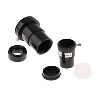 Barlow Lens 5X 1.25inch Interface Telescope Eyepiece for Astronomy Accessory Kit Moon Planet Sky Detail Refractor Reflector Universal T Ring Adapter