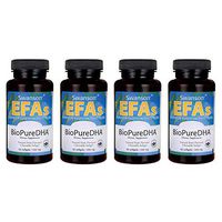 Swanson Biopure Dha Fish Oil Chewable Softgels 550 Milligrams 60 Sgels (4 Pack)