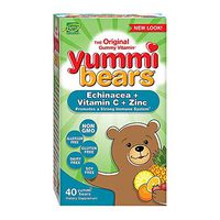 Yummi Bear Echinacea, Vitamin C & Zinc, 40 Chews