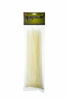 SE 12" White Cable Ties with 40-lb. Tensile Strength (100 Count) - CT1236N