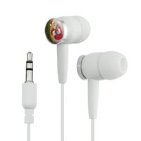 GRAPHICS & MORE Christmas Holiday Greetings Santa Claus Holly Novelty in-Ear Earbud Headphones