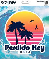 Squiddy Perdido Key Florida - Vinyl Sticker Decal for Phone, Laptop, Water Bottle (3" high)