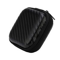 Orcbee_for Apple Airpods Earphones Case Box Size Holder Hard Shell EVA Carrying (Black)