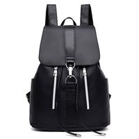 Weardear Women Fashion Artificial Leather Solid Buckle Casual Backpack Backpacks