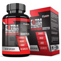 Extra Strength Testosterone Booster For Men (60 Caplets) - Natural Stamina, Endurance and Strength Booster - Fortifies Metabolism - Promotes Healthy Weight Loss and Fat Burning - Lean Muscle Growth