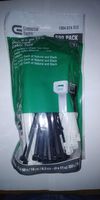 Commercial Electric Standard Cable ties 500 Pack Assorted Black And White