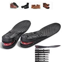 Flexzion Unisex Increase Insole 4 Layer Height Shoes Heel Full Insert Lift Elevator Air Cushion Pad 9cm (Approximately 3.5 inches) Taller for Adult Men Women Size USA 4.5-9