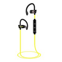 YJYdada Wireless Bluetooth Headset Headphones Sports Sweatproof Stereo Earbuds Earphone (Yellow)