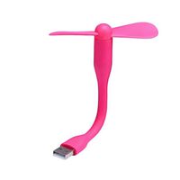 Adjustable USB Fan, Portable Flexible Mini Cooling Cooler For Laptop Computer (Hot Pink)