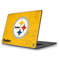 Skinit Decal Laptop Skin for MacBook Pro 13 (2009 & 2010) - Officially Licensed NFL Pittsburgh Steelers - Alternate Distressed Design