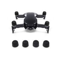 Littleice For DJI Mavic Air 4PCS Motor Cover Case Silicone Dustproof Plug Cover Protector (Black)