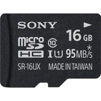 Sony 16GB High Speed Class 10 UHS-1 Micro SDHC up to 95MB/s Memory Card (SR16UXA/TQ)