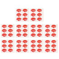 dailymall 10 Sheets Red Lips XO XO! Sealing Stickers Envelope Card Paste DIY Crafts