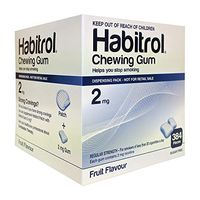  Habitrol Nicotine Gum 2mg Fruit BULK 384 pieces