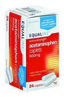 Equaline Extra Strength Caplets with Acetaminophen 500mg, Pain Reliever & Fever Reducer, 24 Count