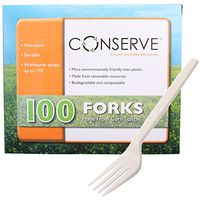 CONSERVE Forks 100 Pack Off White (Pack of 2) (10231)