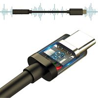 CASRO USB-C to 3.5mm Headphone Jack Adapter Compatible for Pixel 2 3 XL, Type C Audio Adapter Cable with DAC Chip/Hi-Res Compatible with New i Pad Pro 2018/Pixel 3 2 XL/Huawei Mate 20 & P20 Pro