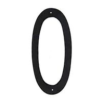 Montague Metal Products Standard Font Individual House Number, 0, 8-Inch