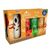 Glade Automatic Spray Starter Set Holiday Collection - Cozy Cider Sipping, Tree Lighting Wonder, Frosting With Love