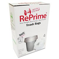 RePrime H8053TCRC1 Can Liners, 55gal, 0.9mil, Clear, 40-Inch x 53-Inch, 50/Box