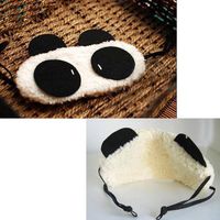 Generic Soft Plush Panda Sleep Eye Mask Sleeping Eye Blindfold Travel Eyeshade Eyecells
