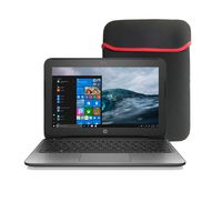 HP Stream Pro 11 11.6-Inch (2GB RAM, 32GB SSD, Intel 2.16GHz) + Laptop Sleeve Case Bundle (Renewed)