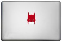 WallDecalsAndArt Batman Mask Sticker MacBook Pro Decal is a Batman Logo Sticker. Laptop Sizes 11, 12, 13 and 15 inch. Looks Great with Your Dark Knight Batman Theme. Many Colors-RED